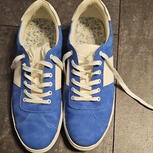 BAR III KEAGAN Blue and White Men's Sneakers